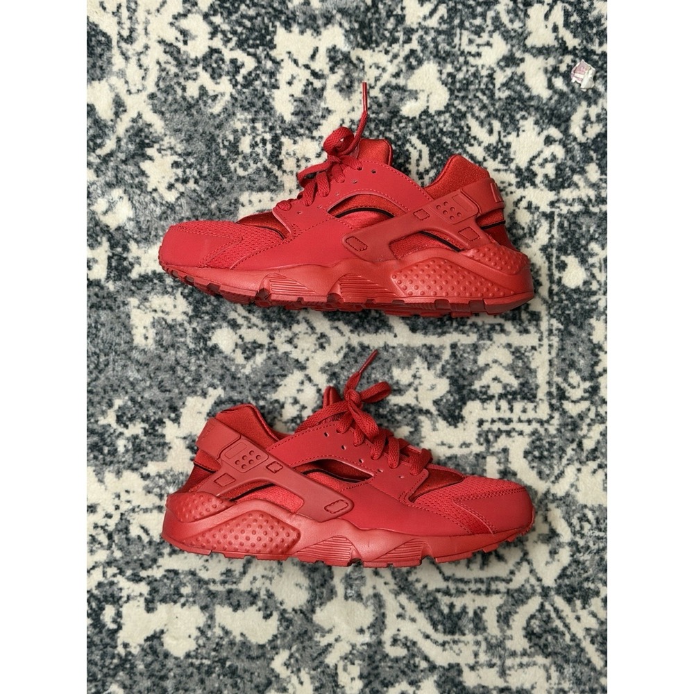 NIKE HUARACHE RUN (GS) UNIVERSITY RED SZ 6Y [654275-600]